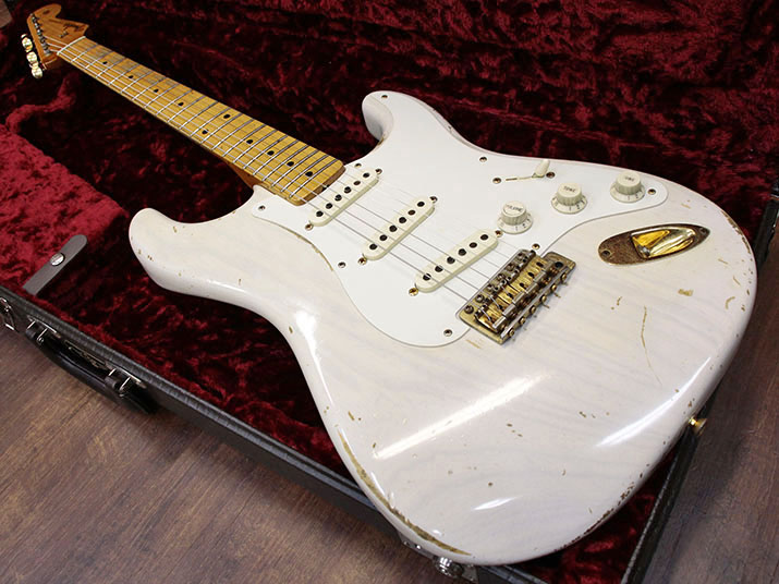 Fender Custom Shop Master Built John Cruz 1957 Stratocaster Relic White Blonde 2