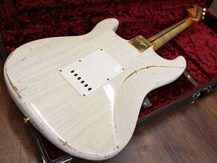 Fender Custom Shop Master Built John Cruz 1957 Stratocaster Relic White Blonde 4