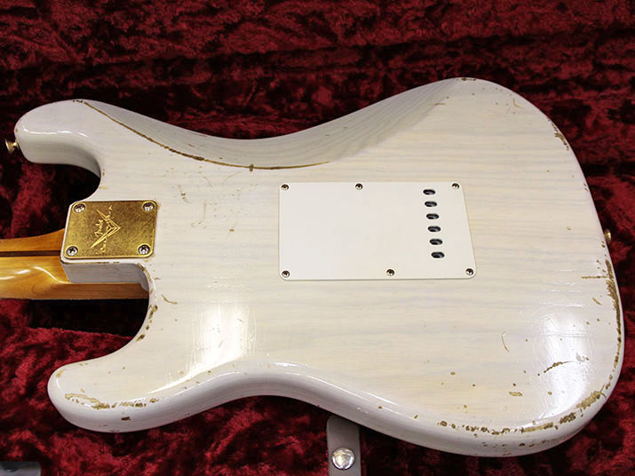 Fender Custom Shop Master Built John Cruz 1957 Stratocaster Relic White Blonde 5