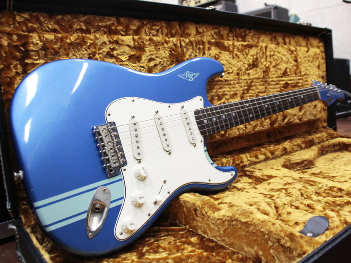 RS Guitarworks Contour Greenguard Custom Lake Placid Blue With Daphne Blue Stripes 1