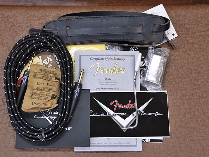 Fender Custom Shop 1960 Stratocaster NOS Charcoal Frost Metallic 7