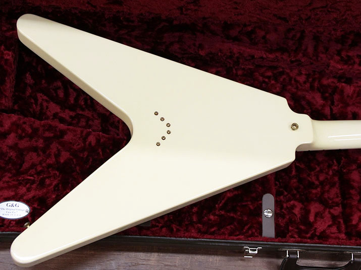 Gibson Custom Shop Flying V Custom Classic White Gloss Ebony Fingerboard 4