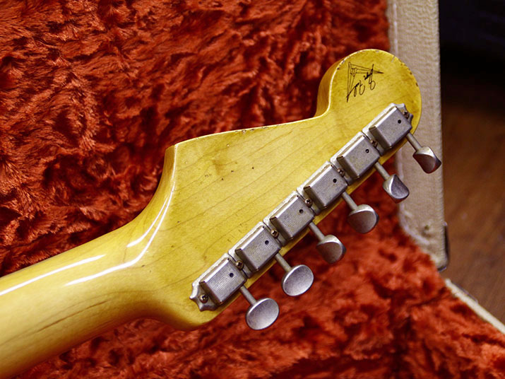 Fender Custom Shop Master Built 1959 Stratocaster Relic Brazilian Rosewood Gold Silver Sparkle by Greg Fessler 7