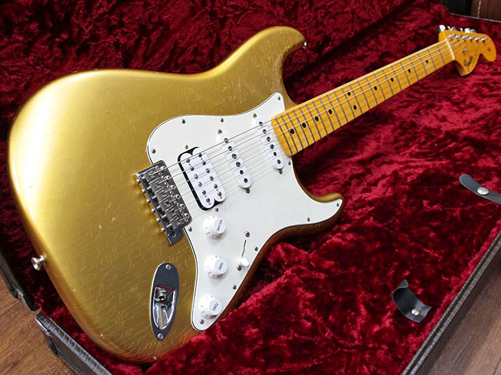 Fender Custom Shop Master Built 1966 Stratocaster Closet Classic Aztec Gold by Todd Krause 1