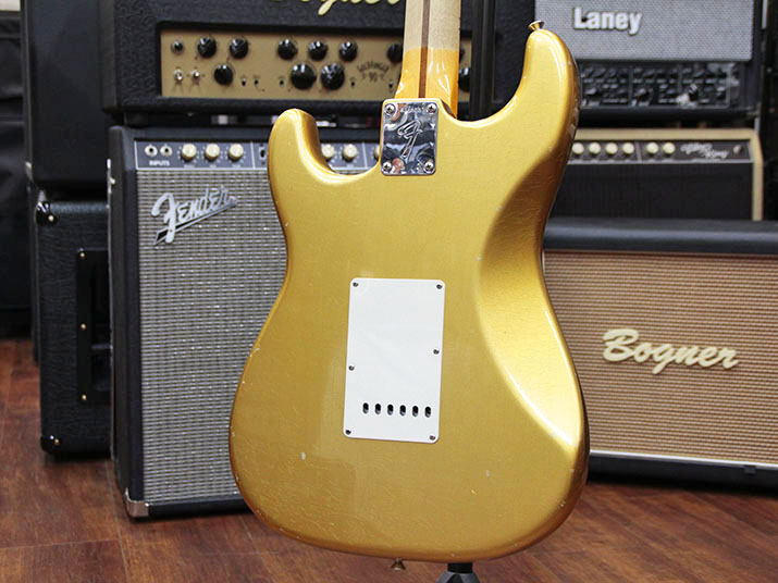 Fender Custom Shop Master Built 1966 Stratocaster Closet Classic Aztec Gold by Todd Krause 13