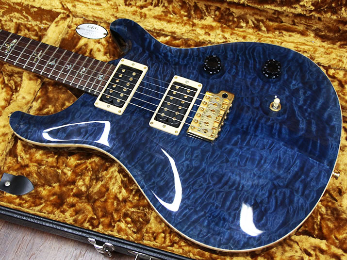 Paul Reed Smith(PRS) Custom 24 Artist Package Quilt Whale Blue 2