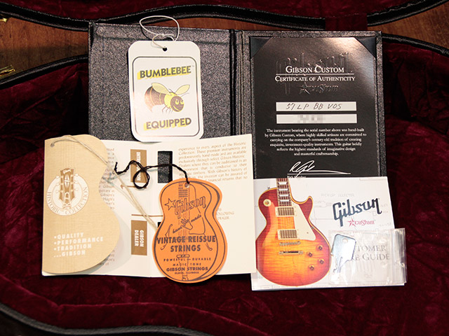 Gibson Custom Shop Historic Collection 1957 Les Paul Custom Black Beauty Ebony VOS 5