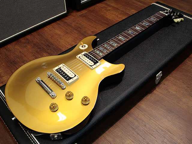 Gibson Custom Shop TAK DC Korina Gold Top Darkback 1