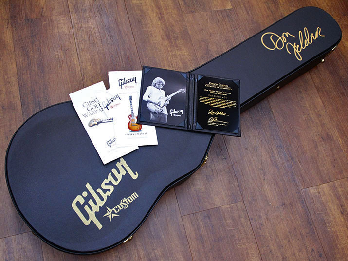 Gibson Custom Shop Don Felder Hotel California 1959 Les Paul Aged Signed 9