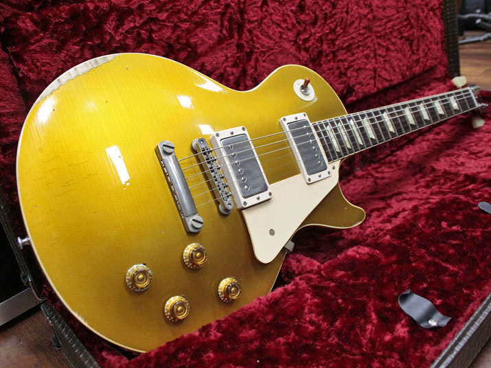 Gibson Custom Shop Limited Hand Selected Historic 1957 Les Paul Heavily Aged w/Vintage Bumblebee & DMC Replica Parts 1
