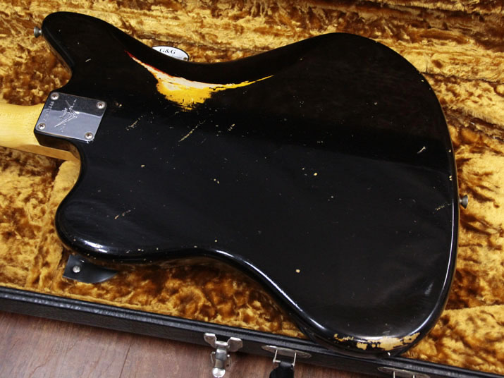 Fender Custom Shop Master Built 1965 Jaguar Relic Black Multi Layer by Dale Wilson  4