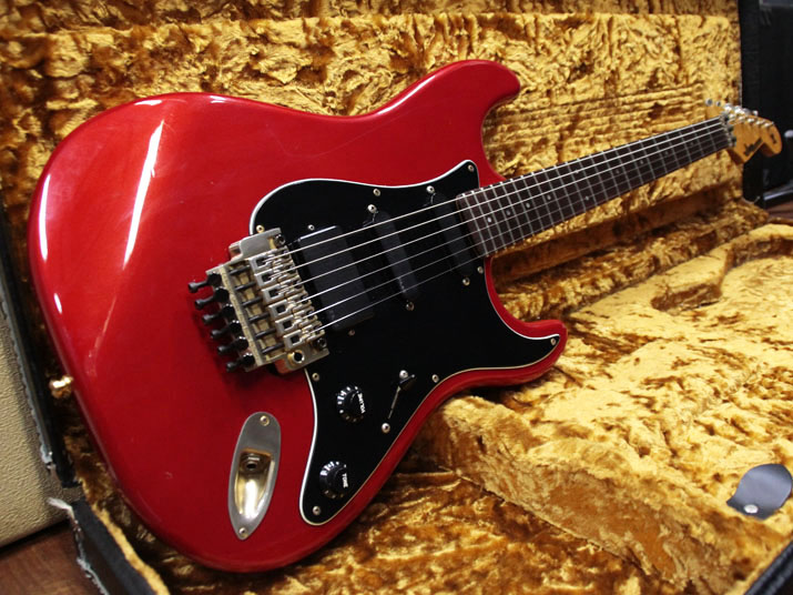 moon Stratocaster Type Metallic Red EMG PU 1