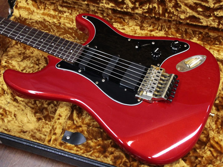 moon Stratocaster Type Metallic Red EMG PU 2