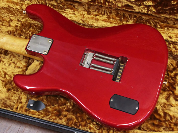 moon Stratocaster Type Metallic Red EMG PU 4