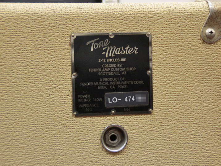 Fender Custom Shop Tone Master 212 Cabinet Closed Back 3