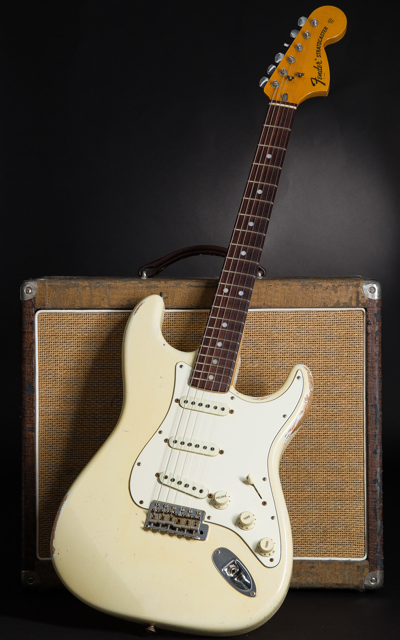 Fender Custom Shop MBS 1972 Stratocaster Heavy Relic Olympic White Master Built by Dale Wilson 1
