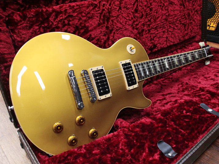 Gibson Slash Les Paul Gold Top Dark Back 1