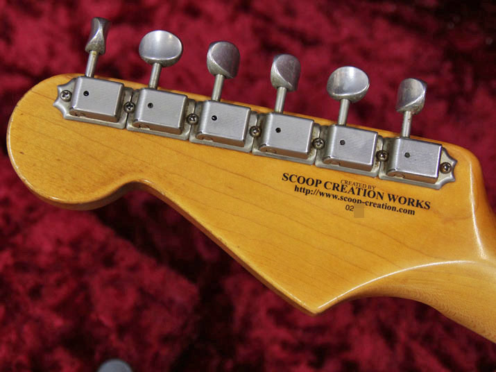 Scoop Creation Works Stratocaster Type Aged Burgundy Mist Metallic 10