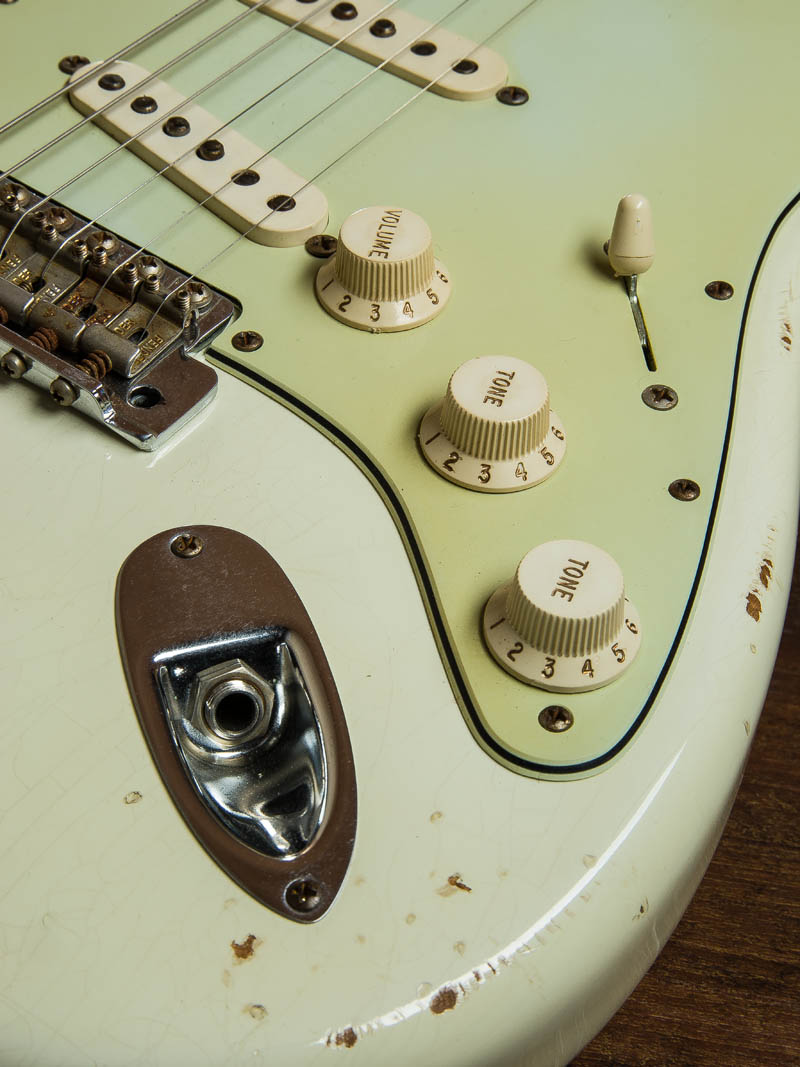 Fender Custom Shop Limited Master Built 1960 Stratocaster Relic O.White Brazilian Rosewood by Dennis Galuszka 10