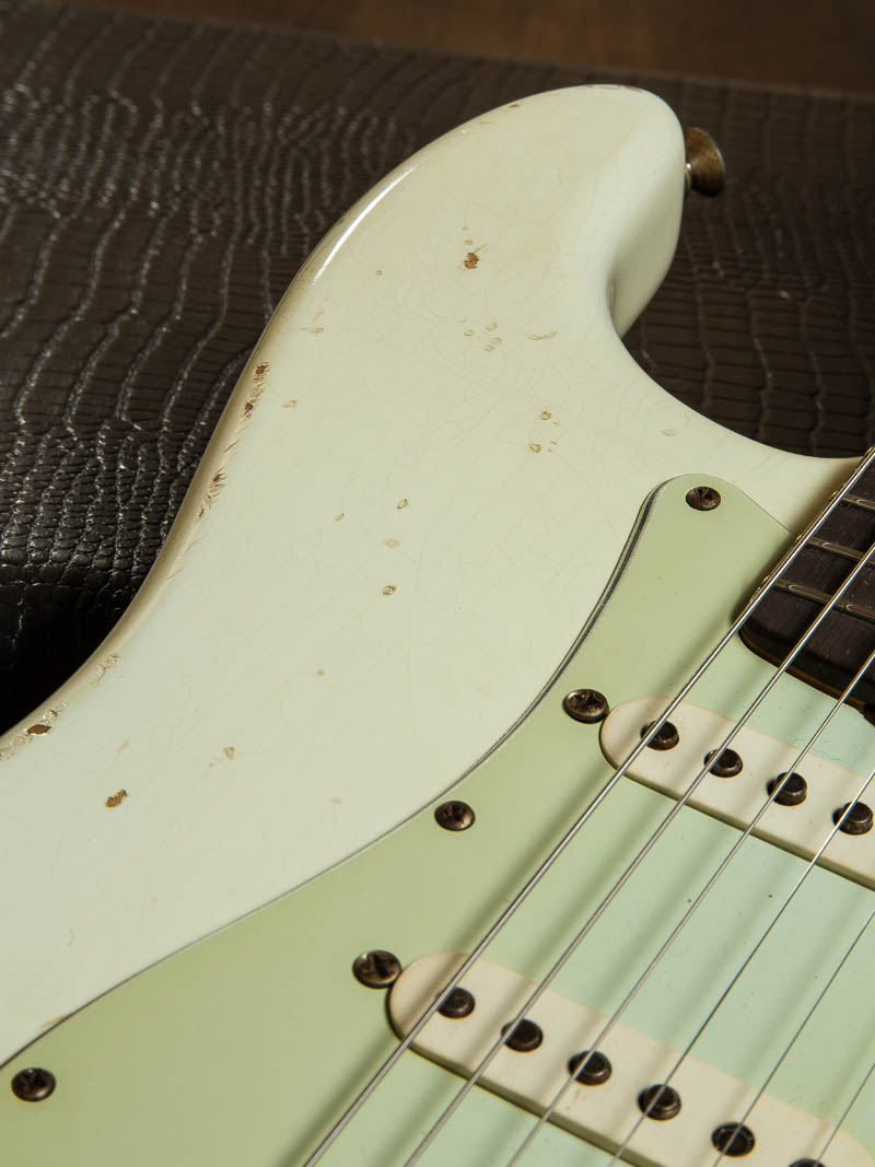 Fender Custom Shop Limited Master Built 1960 Stratocaster Relic O.White Brazilian Rosewood by Dennis Galuszka 12