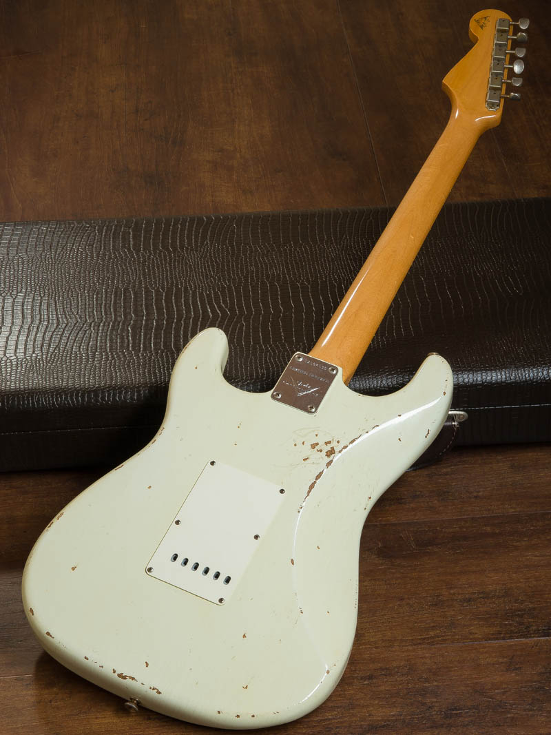 Fender Custom Shop Limited Master Built 1960 Stratocaster Relic O.White Brazilian Rosewood by Dennis Galuszka 2