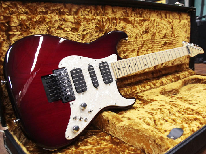Tom Anderson Classic Trans Red to Dark Red Burst 1