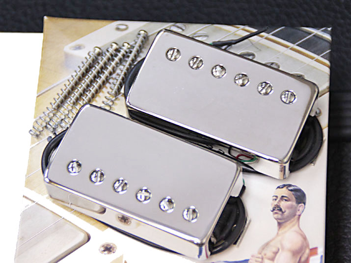 Bare Knuckle Pickups Nailbomb Set Nickel Covered 4con Short Leg 1