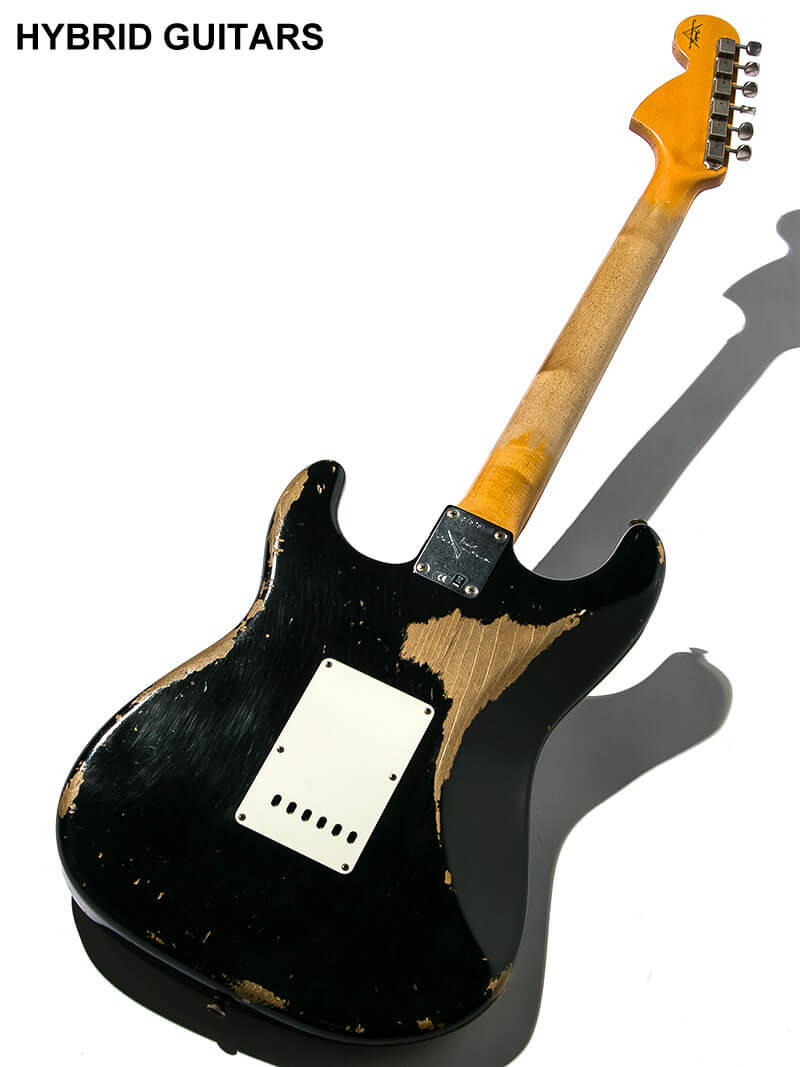 Fender Custom Shop 1967 Stratocaster Heavy Relic Black 2016 2