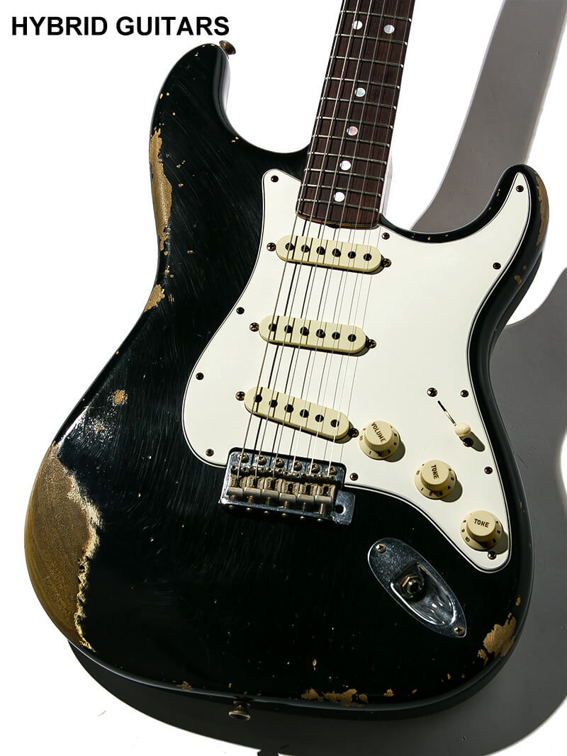 Fender Custom Shop 1967 Stratocaster Heavy Relic Black 2016 3