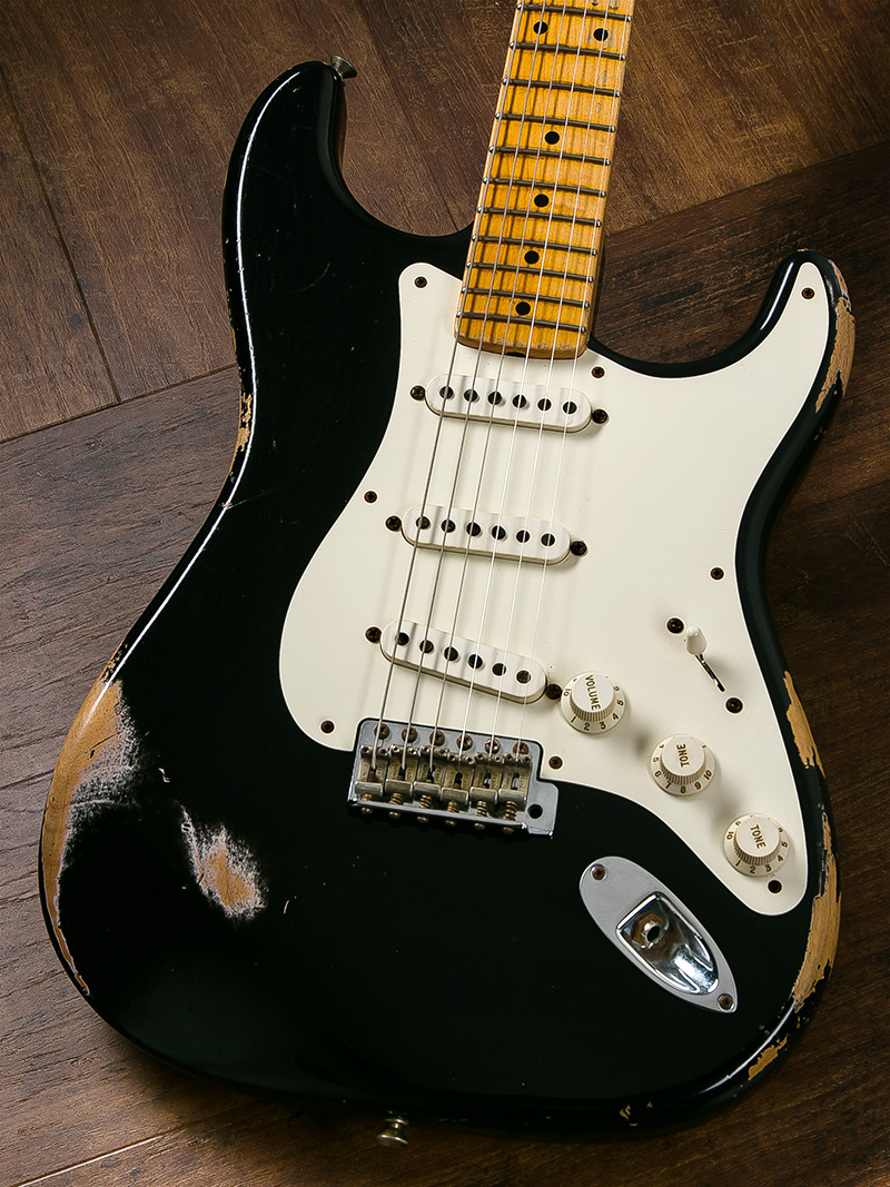 Fender Custom Shop 1956 Stratocaster Heavy Relic Black 2013 3