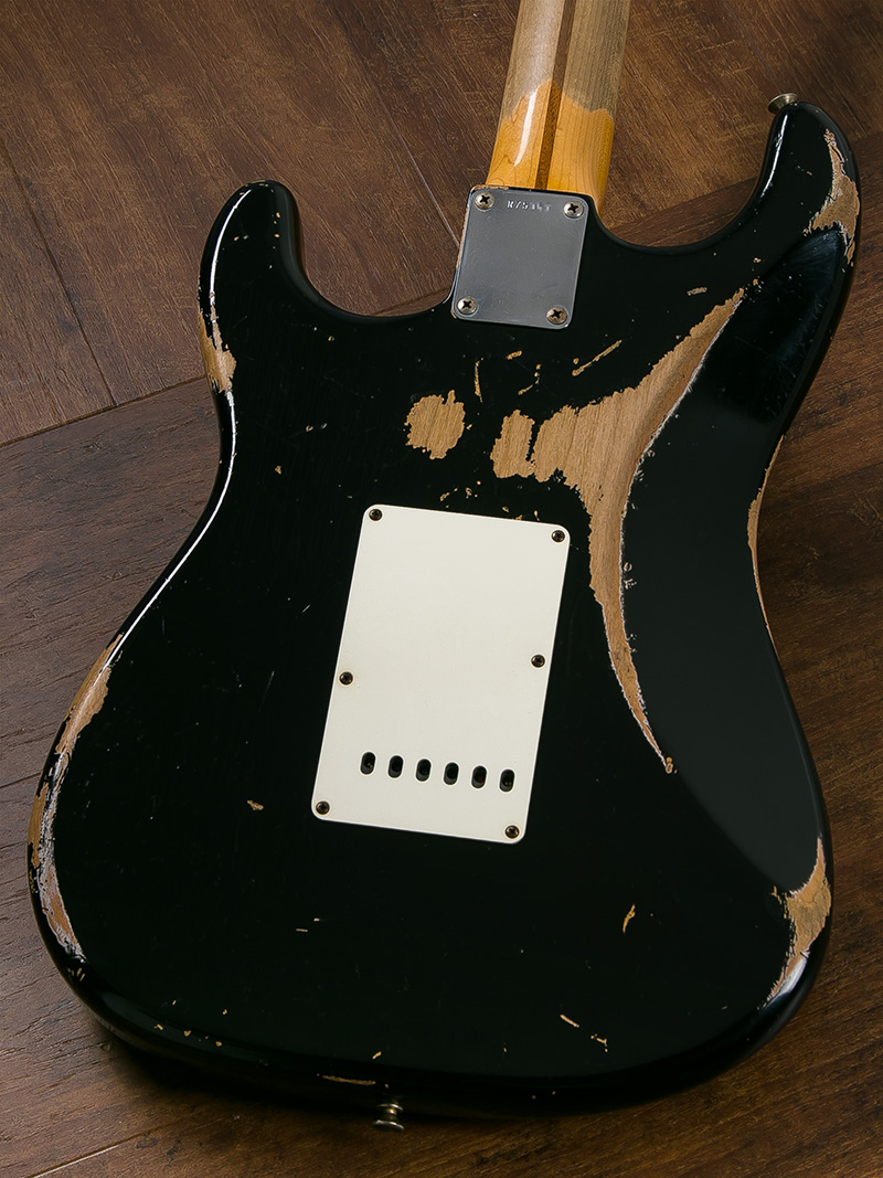 Fender Custom Shop 1956 Stratocaster Heavy Relic Black 2013 4