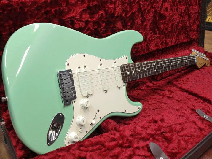 Fender USA Jeff Beck Stratocaster Lace Sensor GOLD SSH Surf Green 1