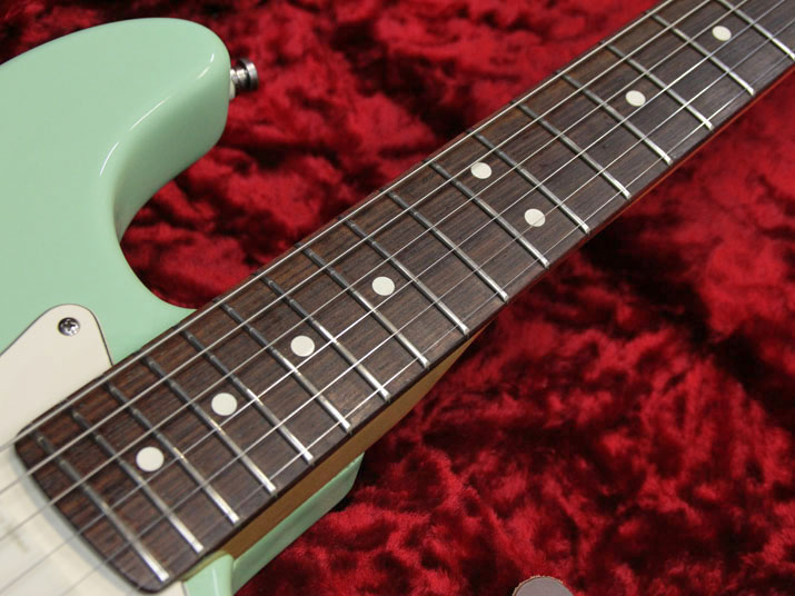 Fender USA Jeff Beck Stratocaster Lace Sensor GOLD SSH Surf Green 6