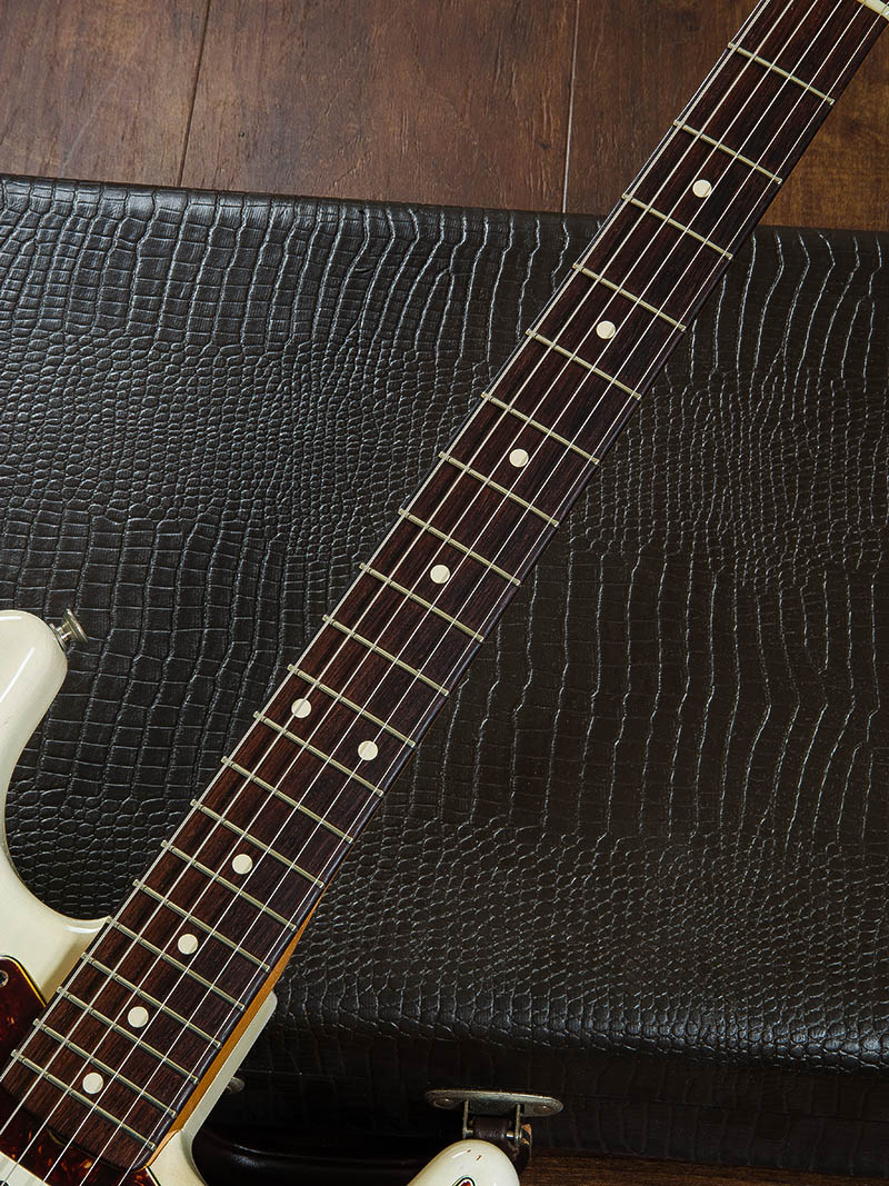 Fender Custom Shop MBS 61 Stratocaster Relic White Blonde Master Built by Greg Fessler 7