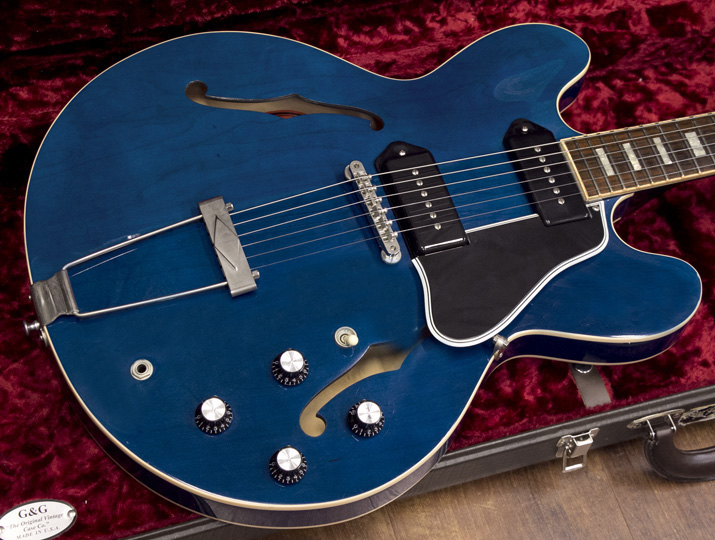 Gibson Custom Shop ES-330 Dogear Trans Blue 3