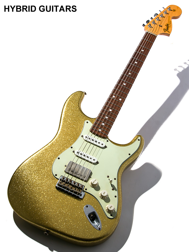 Fender Custom Shop MBS 1968 Neck Master Built by Mark Kendrick with Team Built Gold Sparkle Relic Body 1