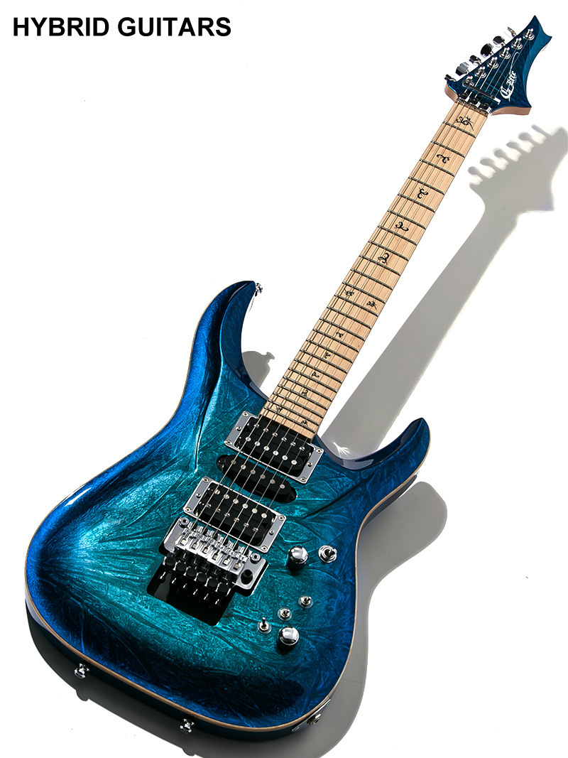 G-Life Guitars DSG Life-Ash Midnight Blue Moon 1