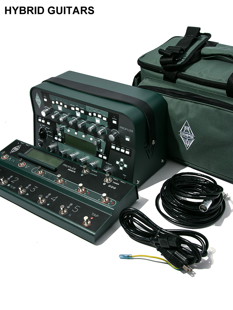 Kemper Profiling Power Head Green Panel with Remote 1