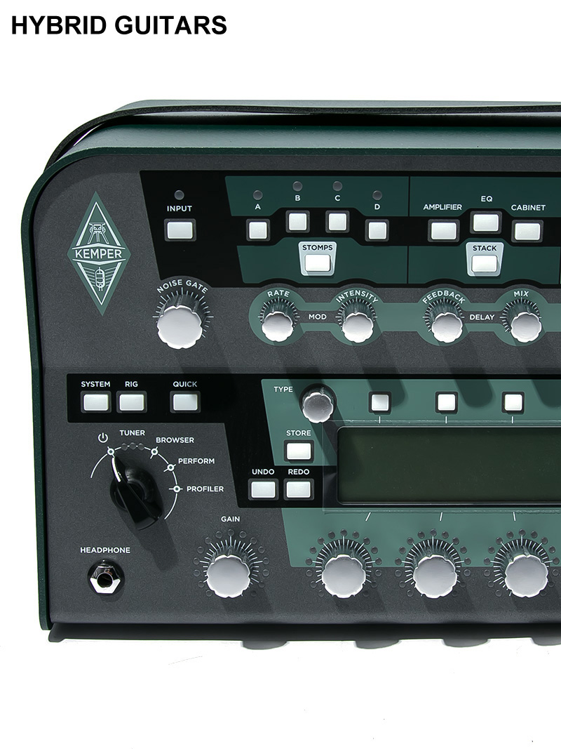 Kemper Profiling Power Head Green Panel with Remote 4