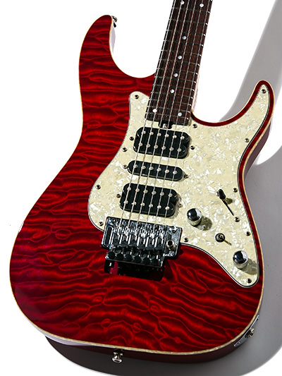 Bacchus Stratocaster Type Trans Red
