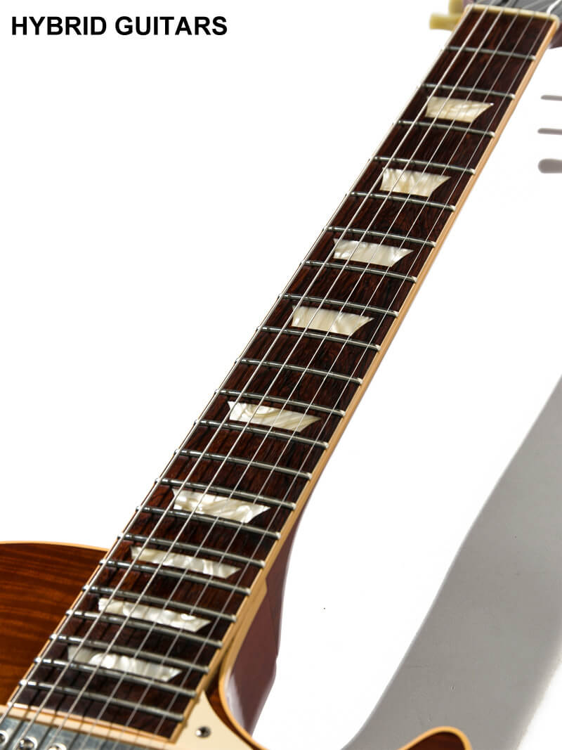 Gibson Custom Shop Historic Collection 1960 Les Paul Standard Reissue Figured VOS with Bare Knuckle Iced Tea Burst 7