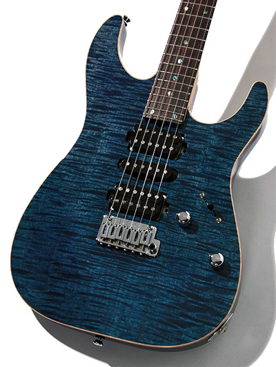 T's Guitars DST-Pro 24 Flame Top Arctic Blue