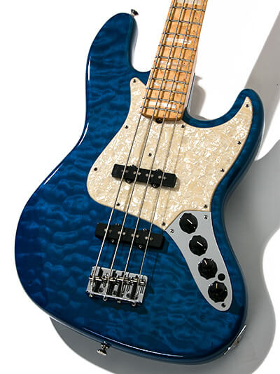 Fender Custom Shop Custom Classic Jazz Bass Quilt Sapphire Blue Trans