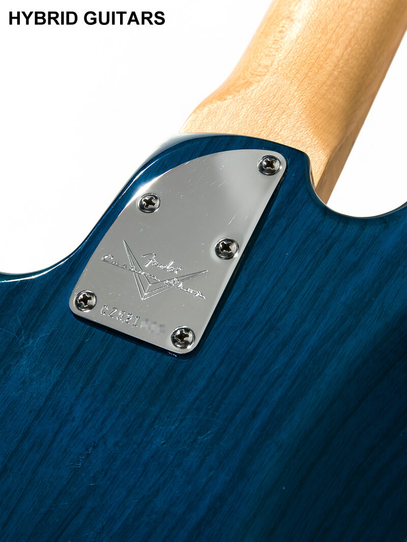 Fender Custom Shop Custom Classic Jazz Bass Quilt Sapphire Blue Trans 11