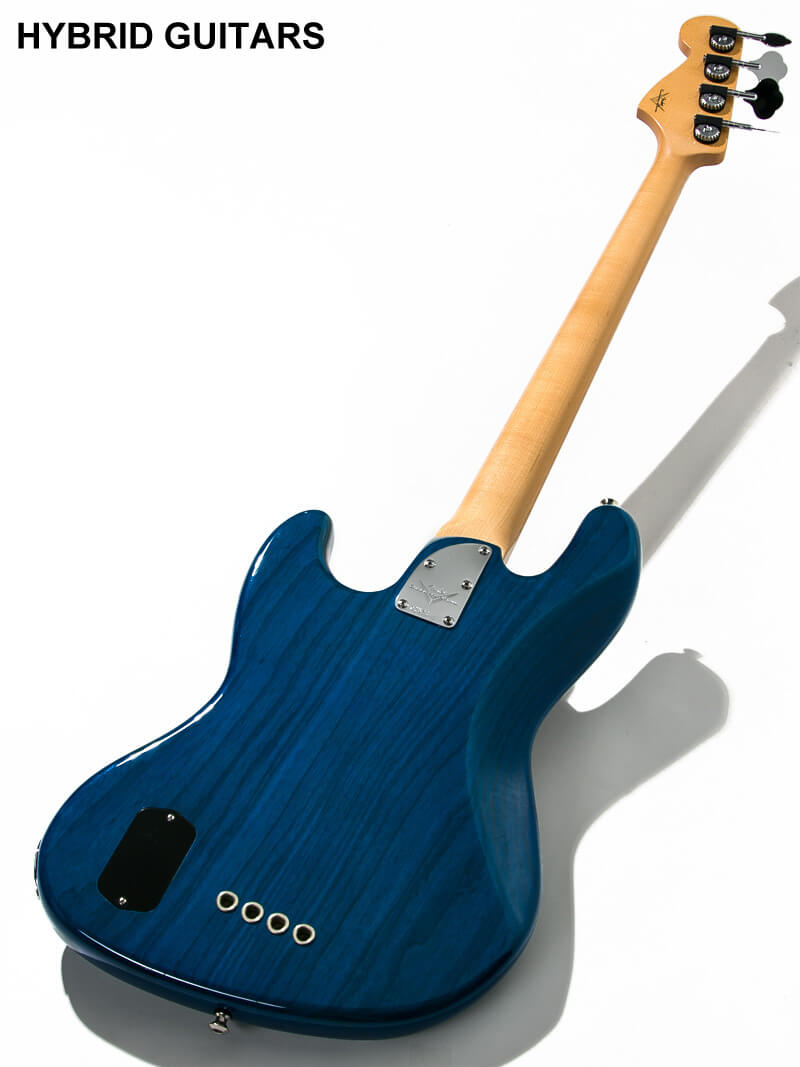 Fender Custom Shop Custom Classic Jazz Bass Quilt Sapphire Blue Trans 2