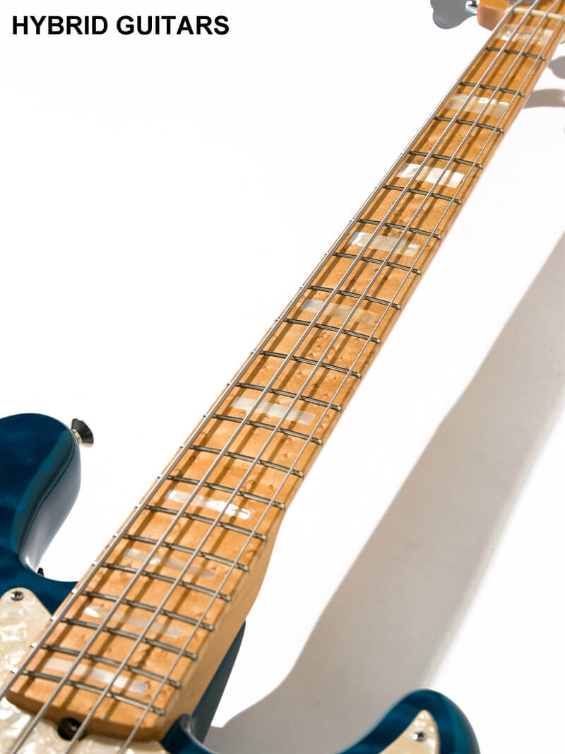 Fender Custom Shop Custom Classic Jazz Bass Quilt Sapphire Blue Trans 7
