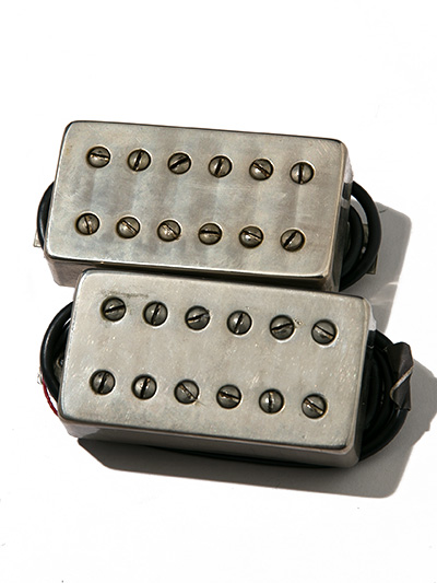 Bare Knuckle Pickups Aftermath 6st Set Aged Nickel 4con Short-Leg Std-Space