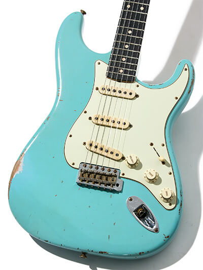 Fender Custom Shop MBS 1963 Stratocaster Relic  Josefina Campos PU Aged Daphne Blue Master Built by Jason Smith