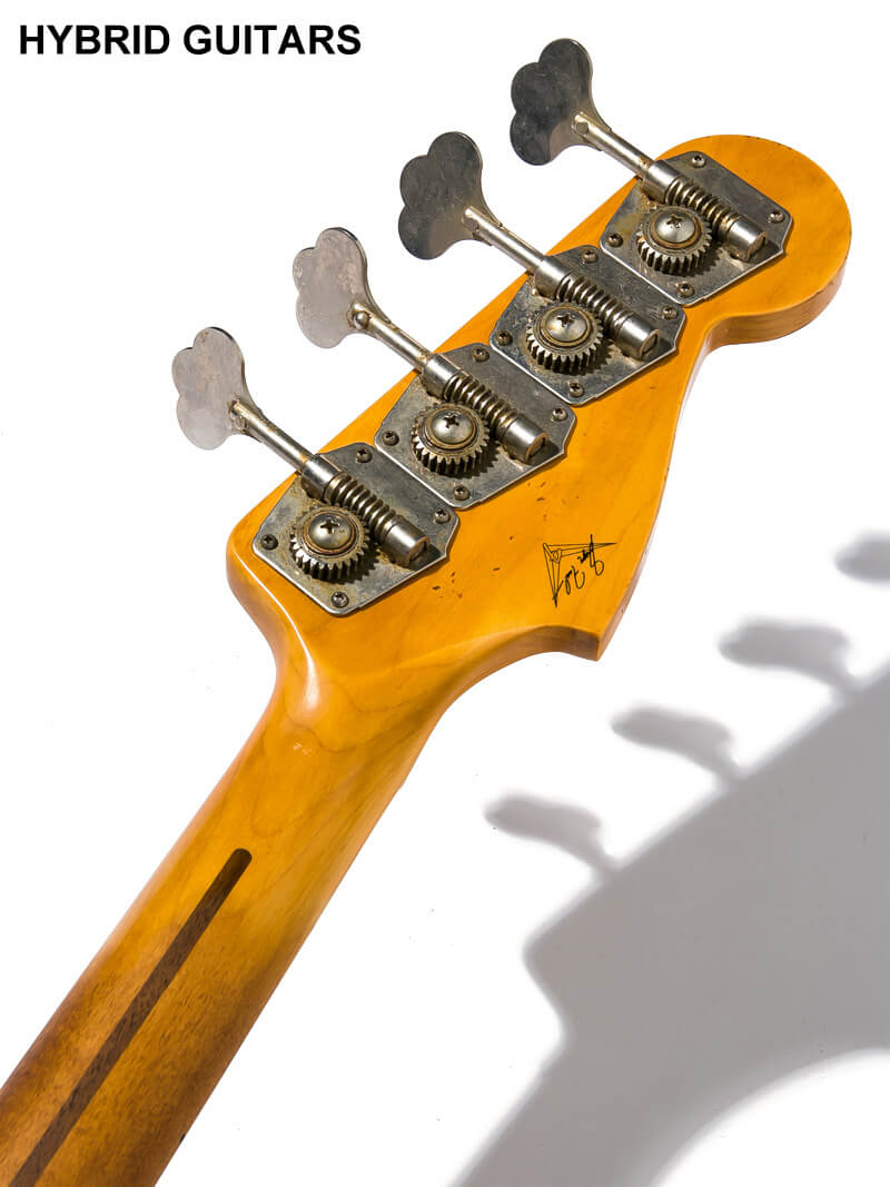 Fender Custom Shop J Signature Precision Bass Heavy Relic Black Gold Master Built by GREG FESSLER 6