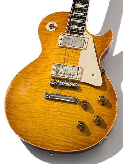 Gibson Custom Shop Hand Select 1P-Mahogany Historic Collection 1959 Les Paul Reissue Heavy Aged Double Dirty Lemon